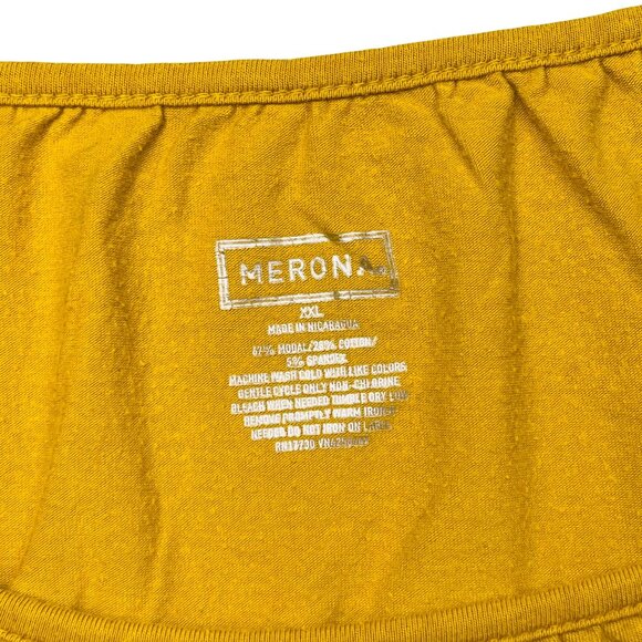 Merona Mustard Yellow Long Sleeve Top - Picture 2 of 7